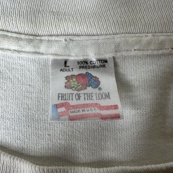 Every Knee Shall Bow Phil 2:10 Jesus Graphic T Shirt Sz L Single Stitch Vtg 90s - Picture 6 of 16